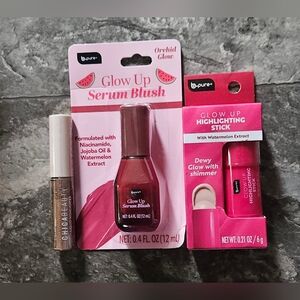 Chica Beauty Liquid Highlighter- Bronze Glow, Glow Up Serum Blush & More